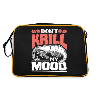 Marine Biology Marine Biologist Science Dont - Retro Tasche - Schwarz/Gold - Hinten