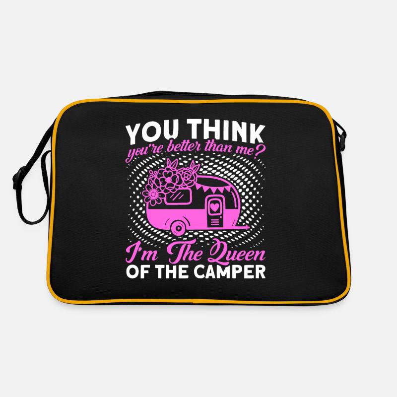 Outdoor Camper Campen Wohnwagen Camping Retro Tasche
