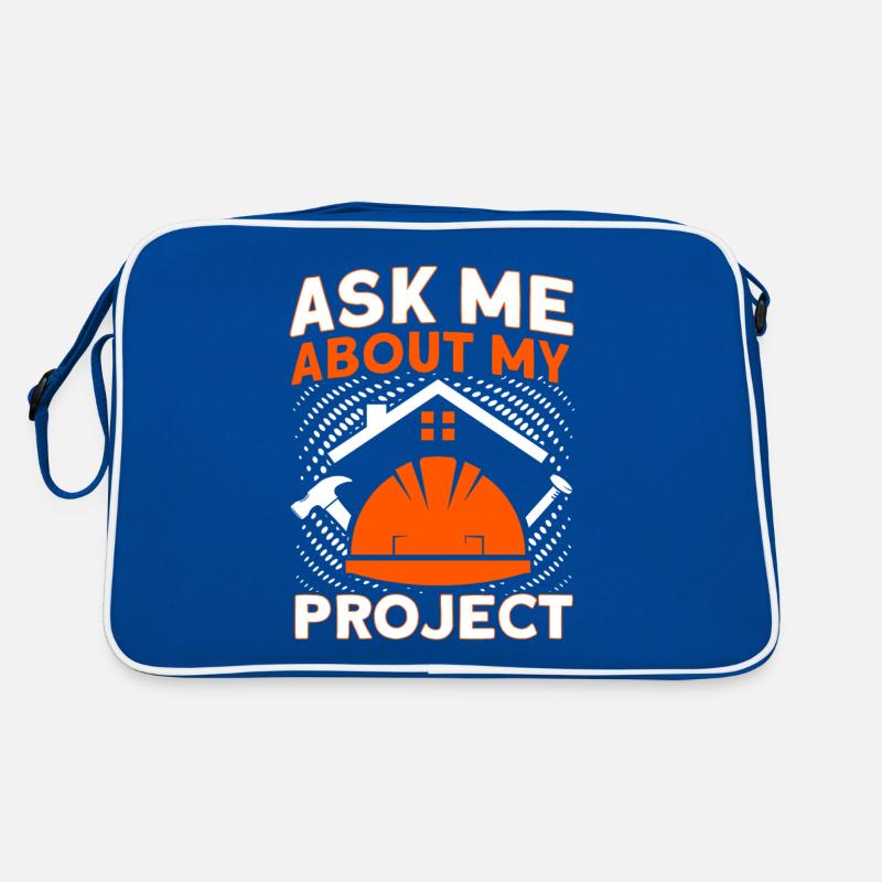 Project Foreman Construction Manager Construction Project Retro Bag