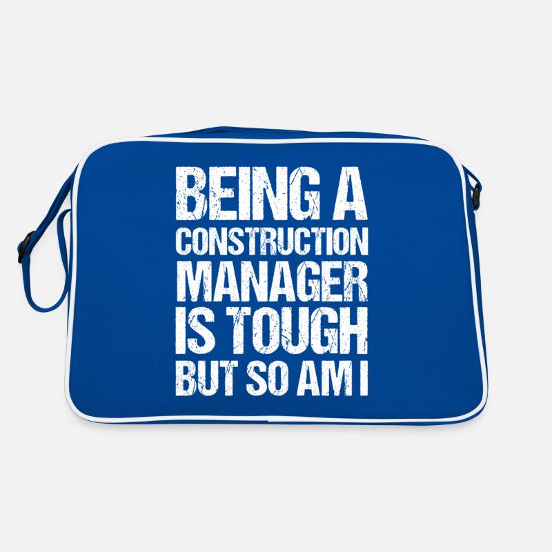 Difficult Foreman Construction Manager Construction Project Retro Bag