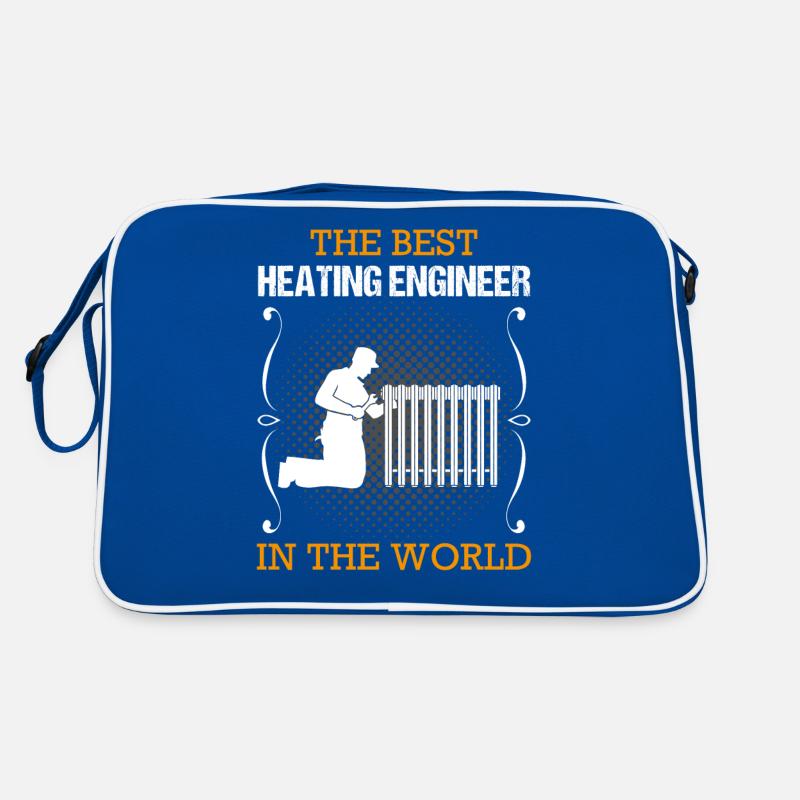 Heizungsbauer Beruf Sanitär Handwerker Geschenk Retro Tasche