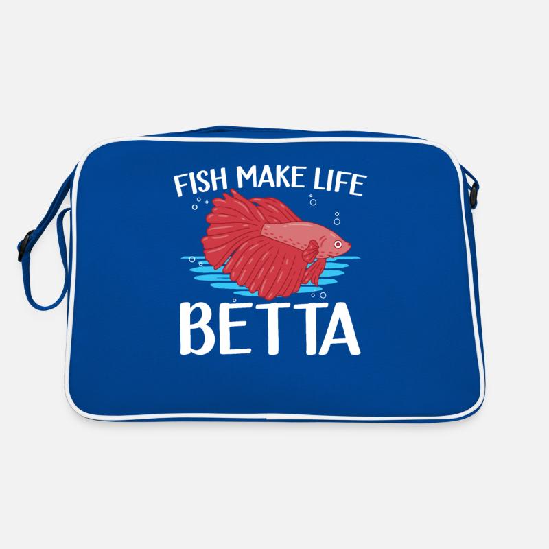 Fish Make Life Betta Siamese Fighting Fish Sac Retro