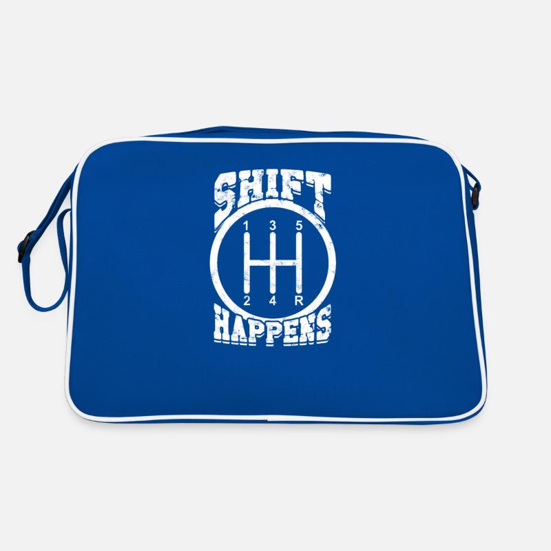 Shift Happens Funny Car Lovers - Oldtimer Retro Tasche