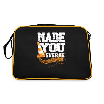 Made You Swerve Autocross Racing Cône - Ghetto - Sac Retro - noir/or - Dos