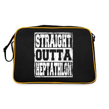 Heptathlon en disant drôle - Sac Retro - noir/or - Dos