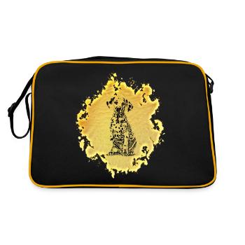 Dalmate - Sac Retro - noir/or - Dos