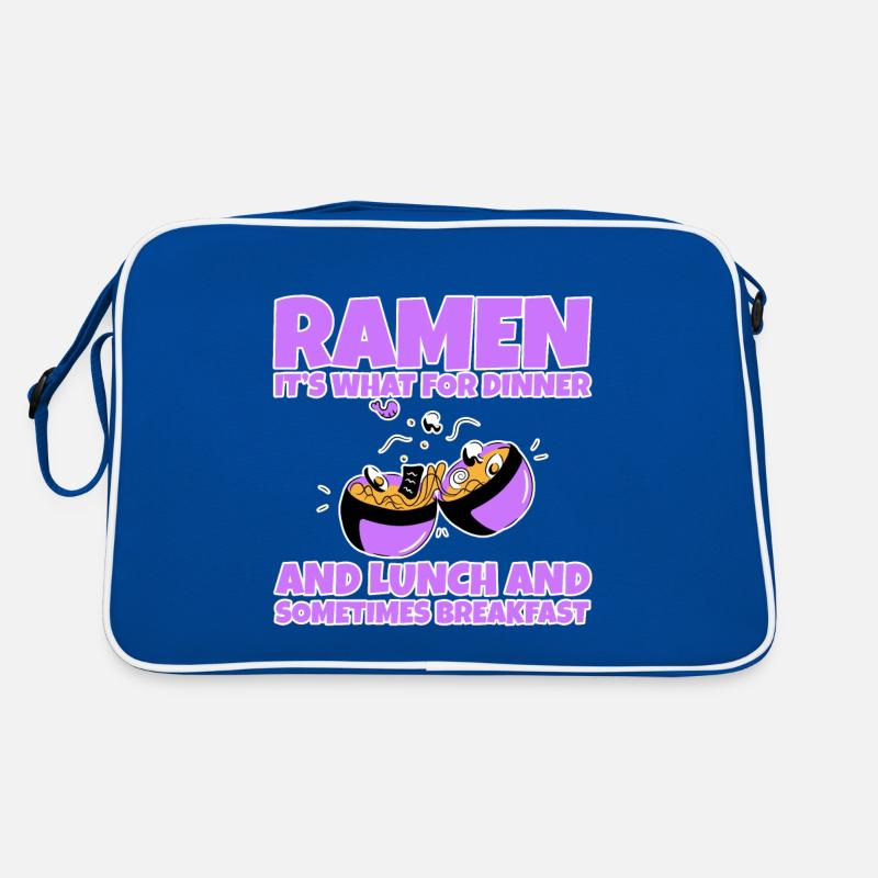Ramen, For Dinner And Lunch And Breakfast 2 Retro Bag