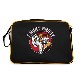 Ghost Hunter Ghost Hunt Ghost Paranormal Cadeau - Sac Retro - noir/or - Dos