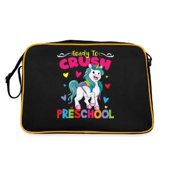 Ready To Crush Preschool Kindergarten Pre-K - Sac Retro - noir/or - Dos