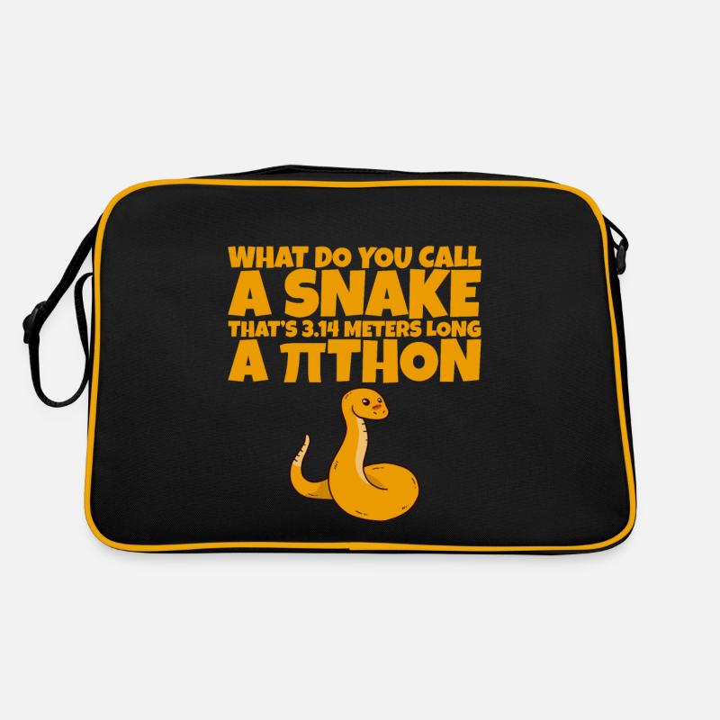 A Snake That's 3.14 Meters Long, A Pithon 2 Retro Tasche