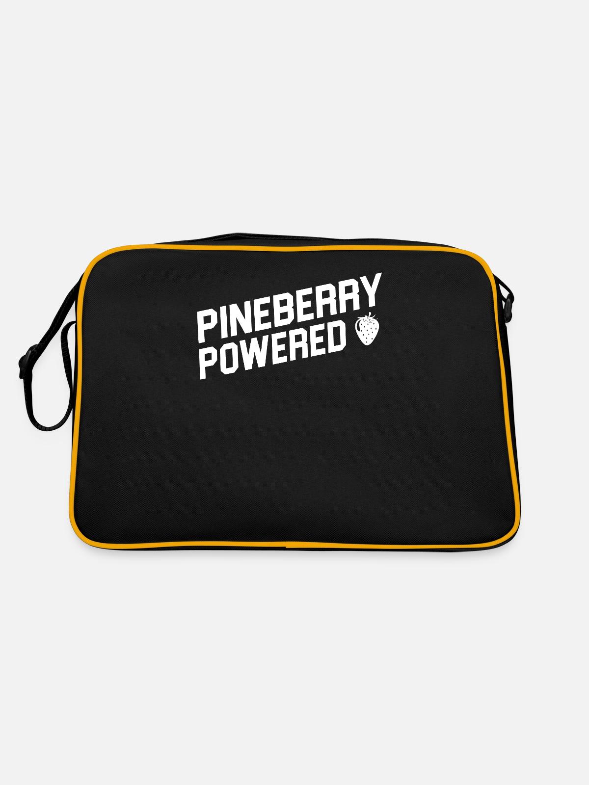 PINEBERRY - Retro Tasche - Schwarz/Gold - Hinten