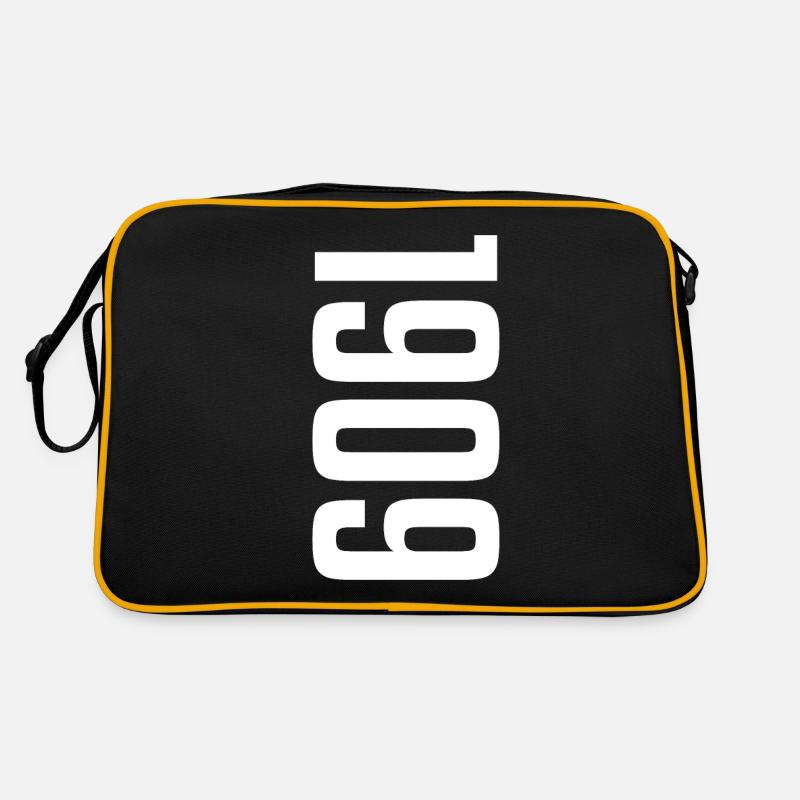 1909 - Retro Tasche - Schwarz/Gold