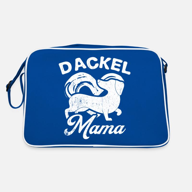 Dackel Mama Hundeliebhaber Dachshund Muttertag Dac Retro Tasche