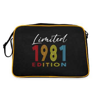 Édition limitée 1981 - Sac Retro - noir/or - Dos