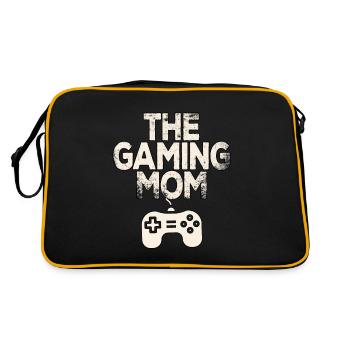 Gaming Mom Gambler Mama Mami Gaming Controller - Retro Bag - black/gold - Back