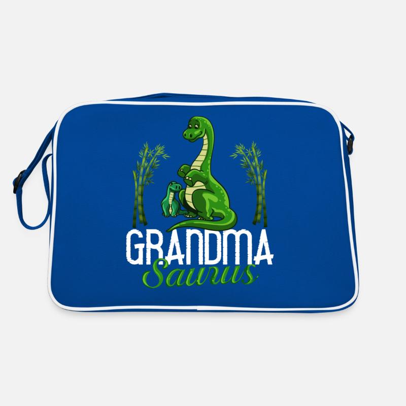 Dinosaurier Oma Saurus Omasaurus Großmutter Retro Tasche