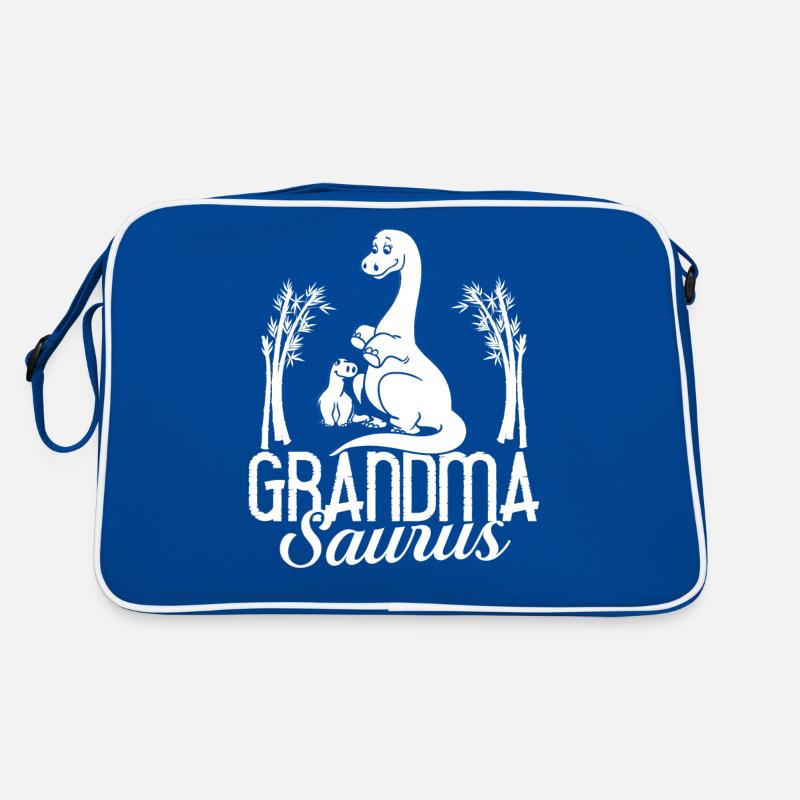 Dinosaurier Oma Saurus Omasaurus Großmutter Retro Tasche