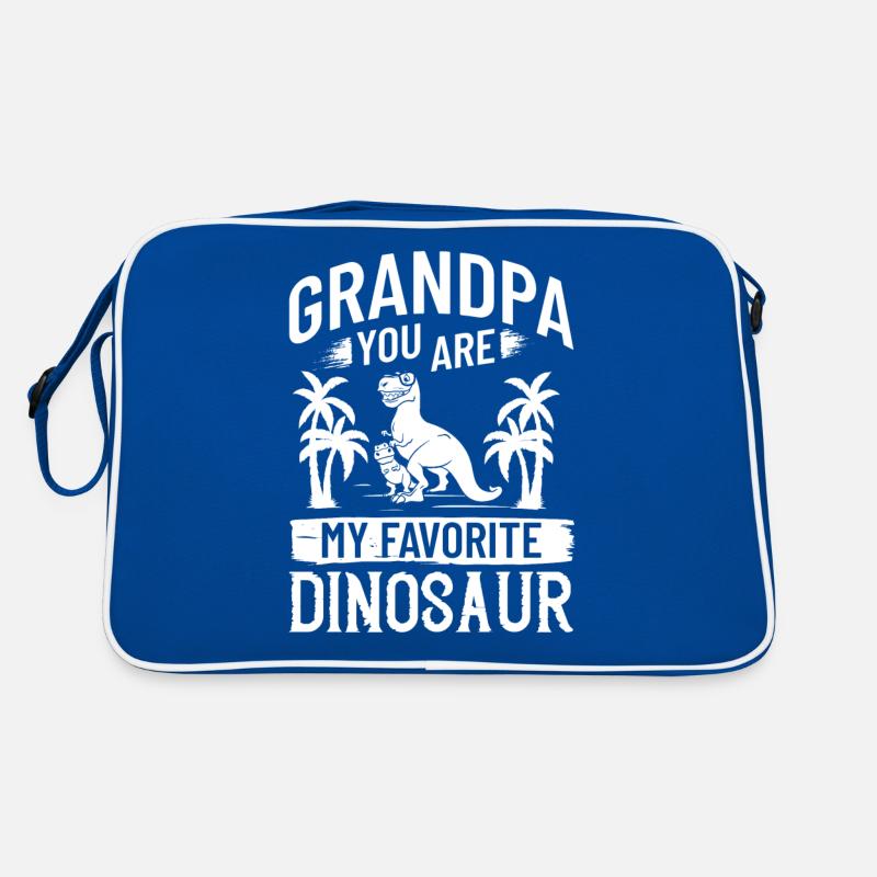 Opa Dinosaurier Großvater Saurus Opasaurus Retro Tasche