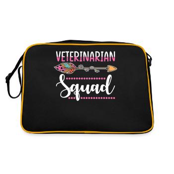 vet group - Retro Bag - black/gold - Back