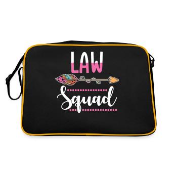 attorney group - Retro Bag - black/gold - Back