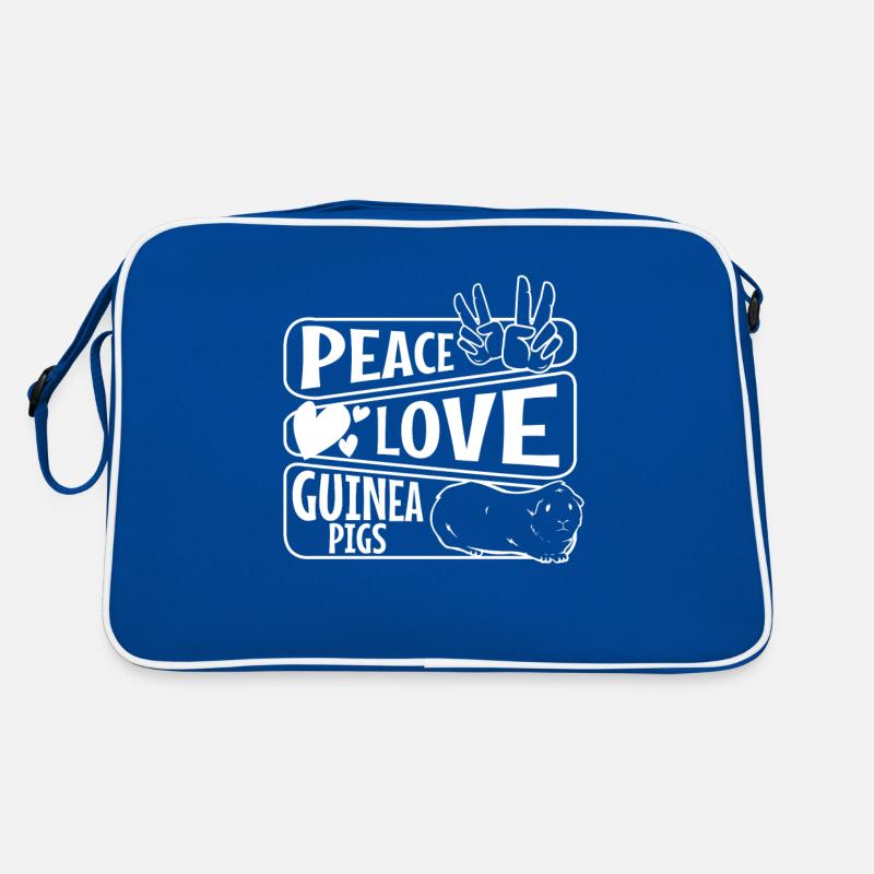 La paix aime les cobayes Sac Retro