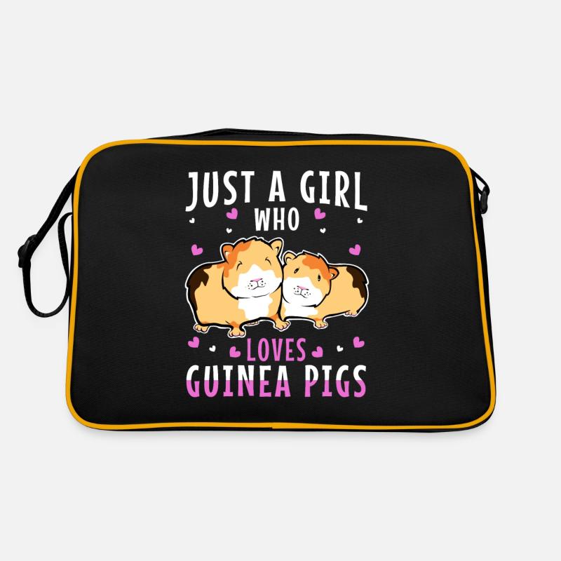 Juste une fille qui aime les cochons d’Inde Sac Retro