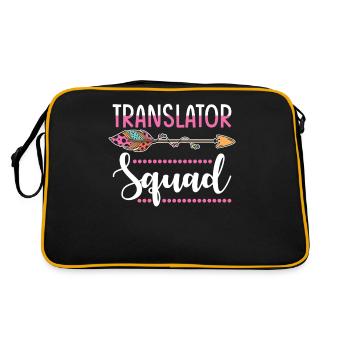 translator group - Retro Bag - black/gold - Back