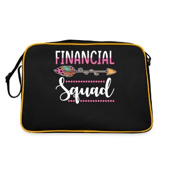 financial group - Retro Bag - black/gold - Back
