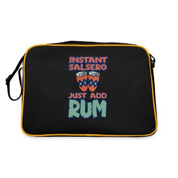 Instant Salsero Salsa Dancer - Retro Bag - black/gold - Back