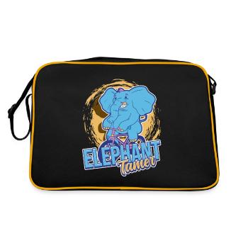 Circus Staff Elephant Tamer - Retro Bag - black/gold - Back