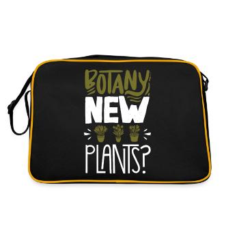Horticulture Horticulturist Gardening Botany New - Retro Tasche - Schwarz/Gold - Hinten
