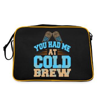You had me at Cold Brew - Retro Bag - black/gold - Back