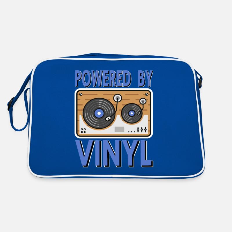 Propulsé par Vinyl Records Sac Retro
