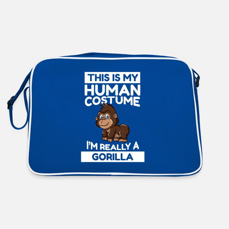This Is My Human Costume I'm Really A Gorilla Retro Tasche