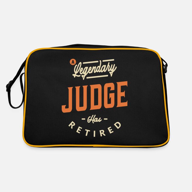 Richter Lustige Berufsbezeichnung Beruf Geburtstagsarbeiter Retro Tasche