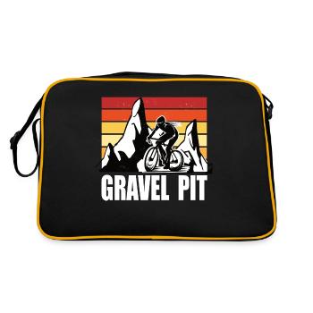 Ride Gravel Gravel Bike Gravel Road Bike Crossbike - Sac Retro - noir/or - Dos