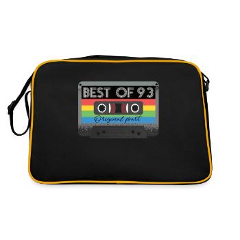 Best Of 93s Cassette 93s Retro - Retro Bag - black/gold - Back