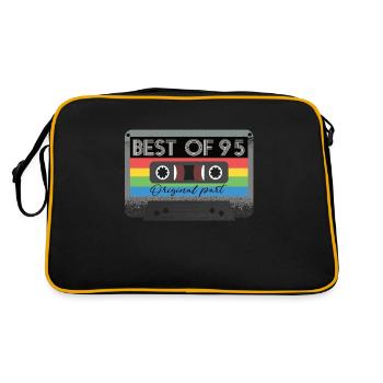 Best Of 95s Cassette 95s Retro - Retro Bag - black/gold - Back
