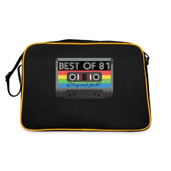 Best Of 81s Cassette 81s Retro - Retro Bag - black/gold - Back