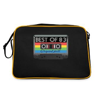 Best Of 83s Cassette 83s Retro - Retro Bag - black/gold - Back