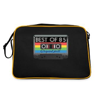 Best Of 85s Cassette 85s Retro - Retro Bag - black/gold - Back