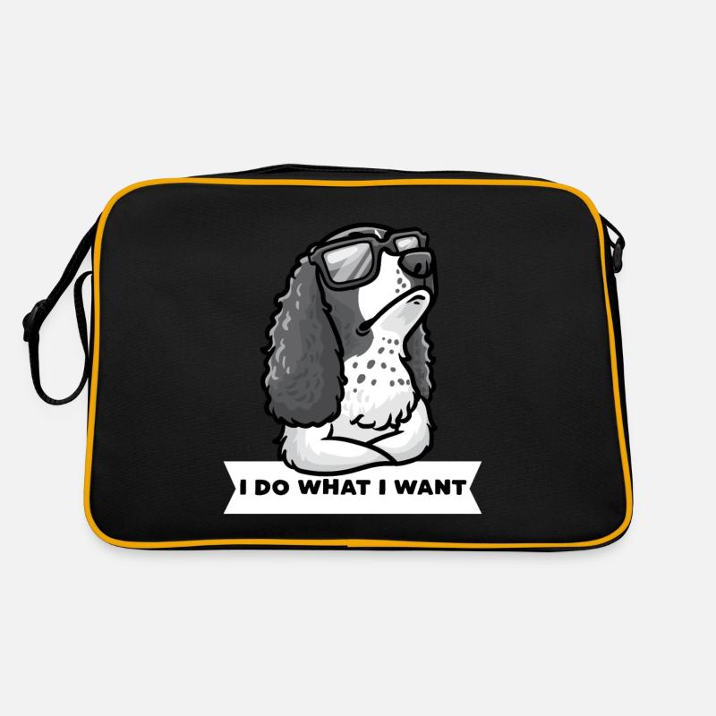 Deutsch Springer Spaniel Dog Retro Bag