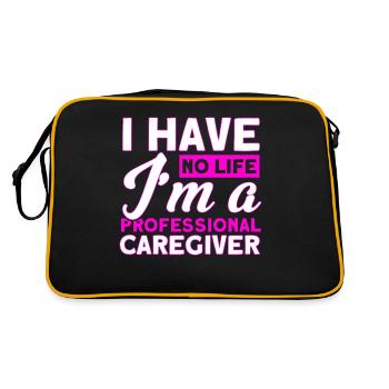 Health Assistance Home Nursing Nurse - Retro Bag - black/gold - Back