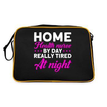 Health Assistance Home Nursing Nurse - Retro Bag - black/gold - Back