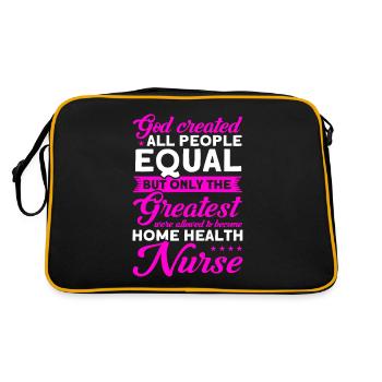 Health Assistance Home Nursing Nurse - Retro Bag - black/gold - Back