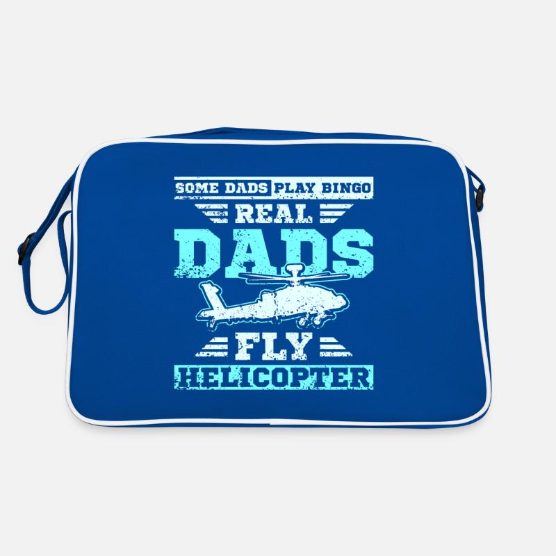 Les papas pilotent un hélicoptère Sac Retro