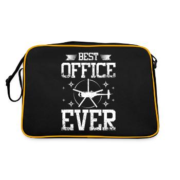 Meilleur hélicoptère de bureau de tous les temps - Sac Retro - noir/or - Dos