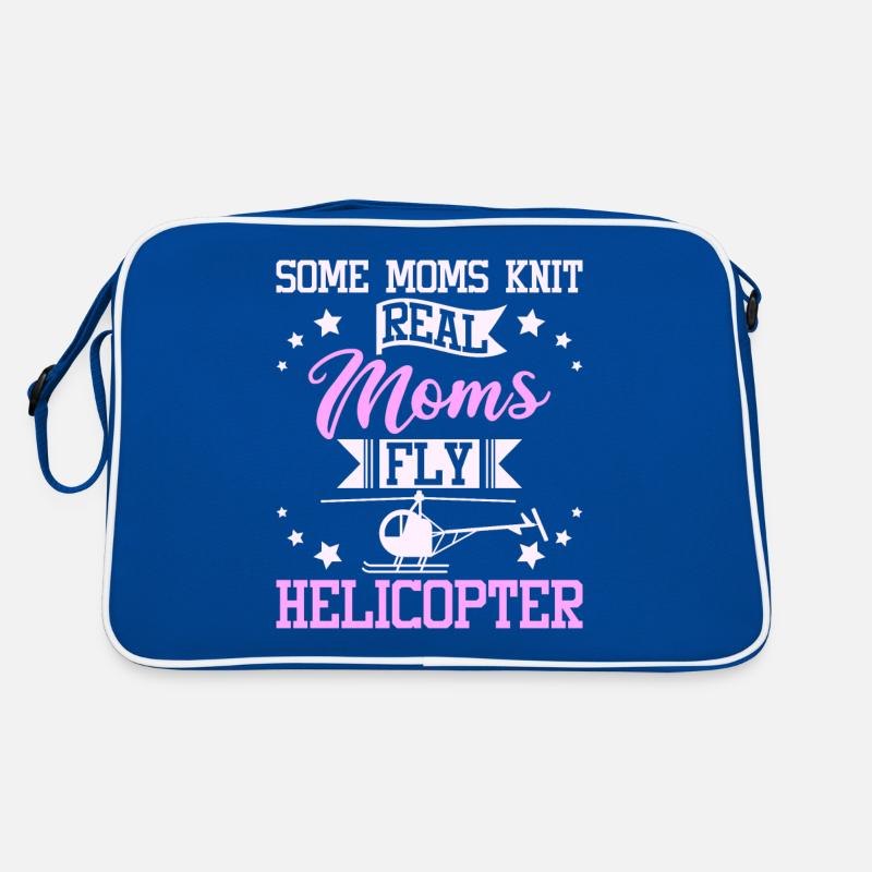 Les mamans pilotent un hélicoptère Sac Retro