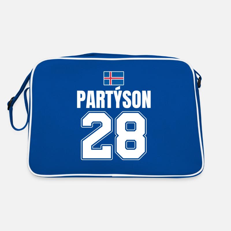 Fußball Island Sauf Trikot Partyson 28 Retro Tasche