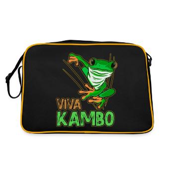 Viva Kambo Frog Cérémonie Médecine végétale - Sac Retro - noir/or - Dos